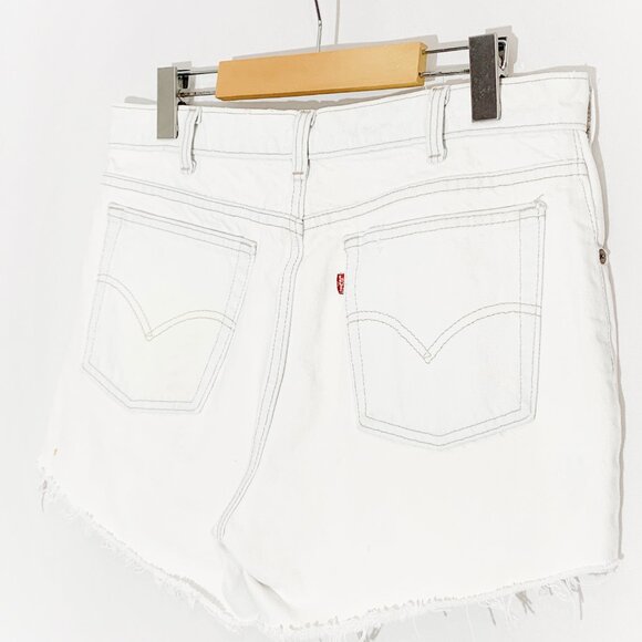 Vintage Levi's Faded Denim Shorts - Picture 7 of 10